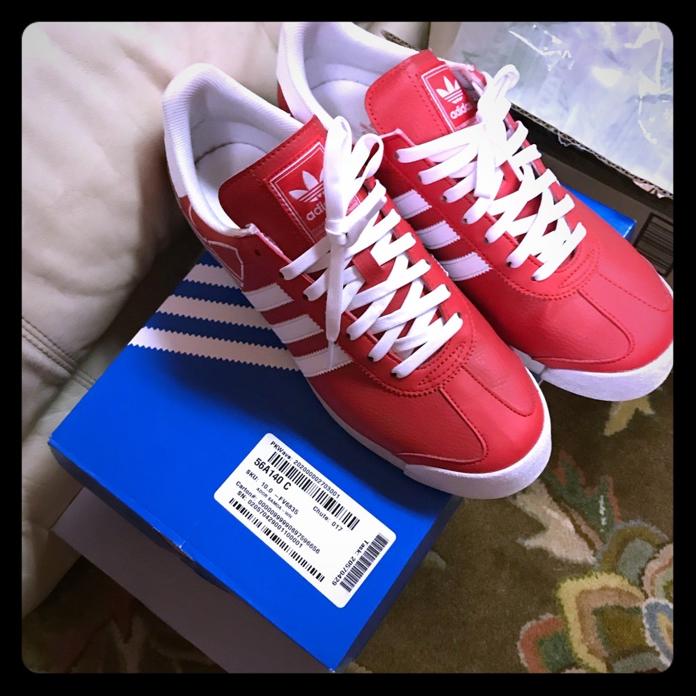 Addidas red n white